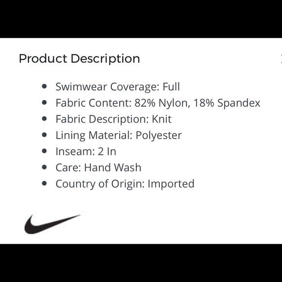 Nike Boyshort Swimsuit Bottom - Picture 5 of 6